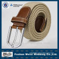 export special design double d-ring canvas belts woven wool belt